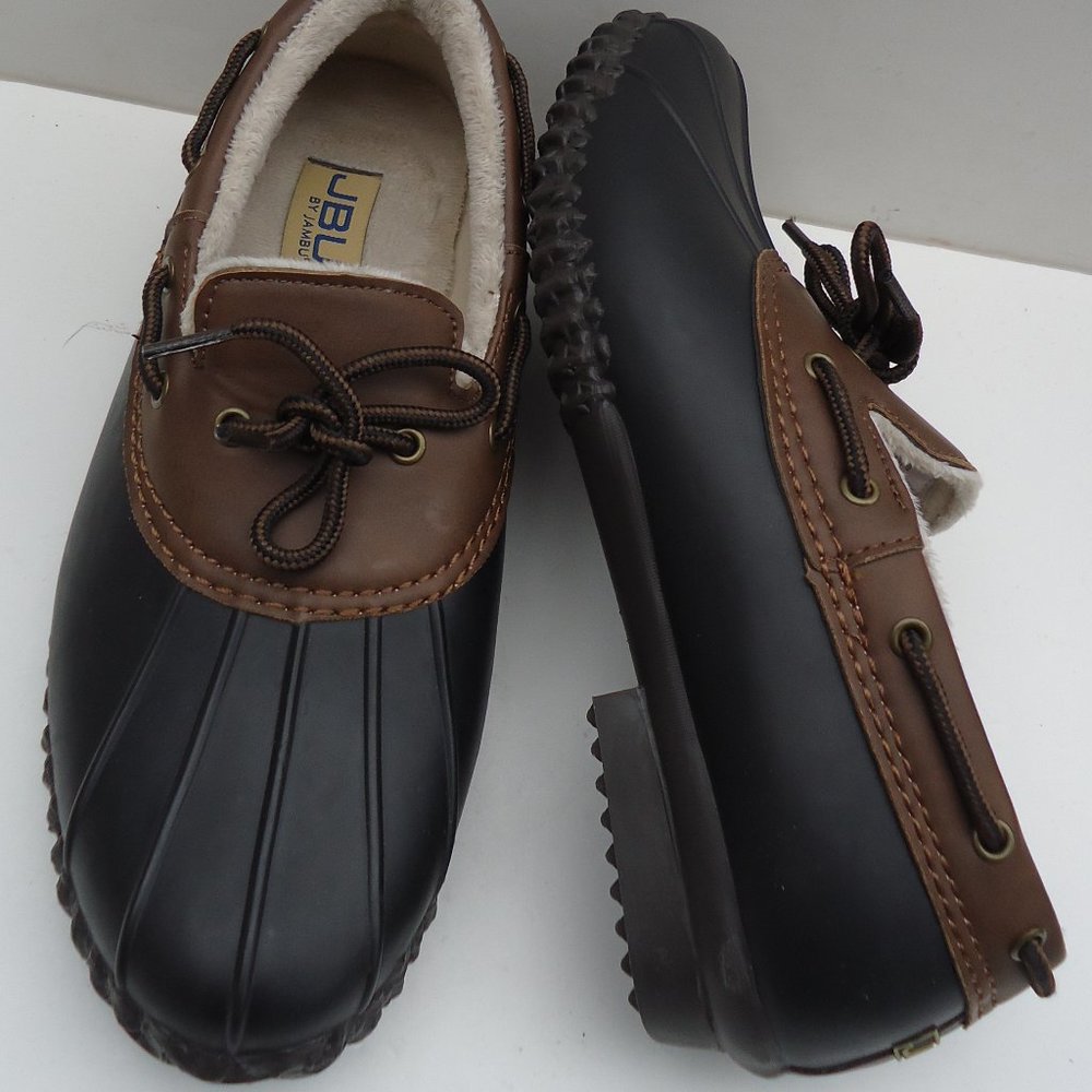 SIZE 10.JBU BY JAMBU"GWEN" Rain slip-on duck shoe.